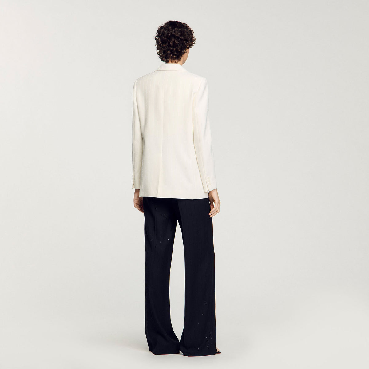 Sequinned suit jacket | Sandro