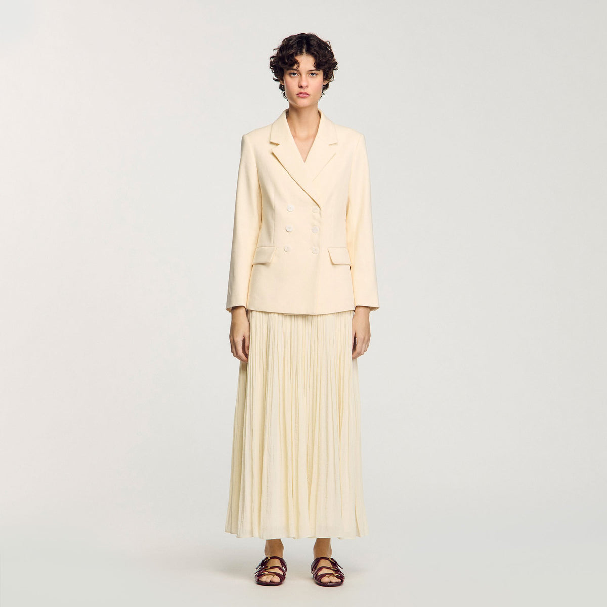 Double-breasted suit jacket | Sandro