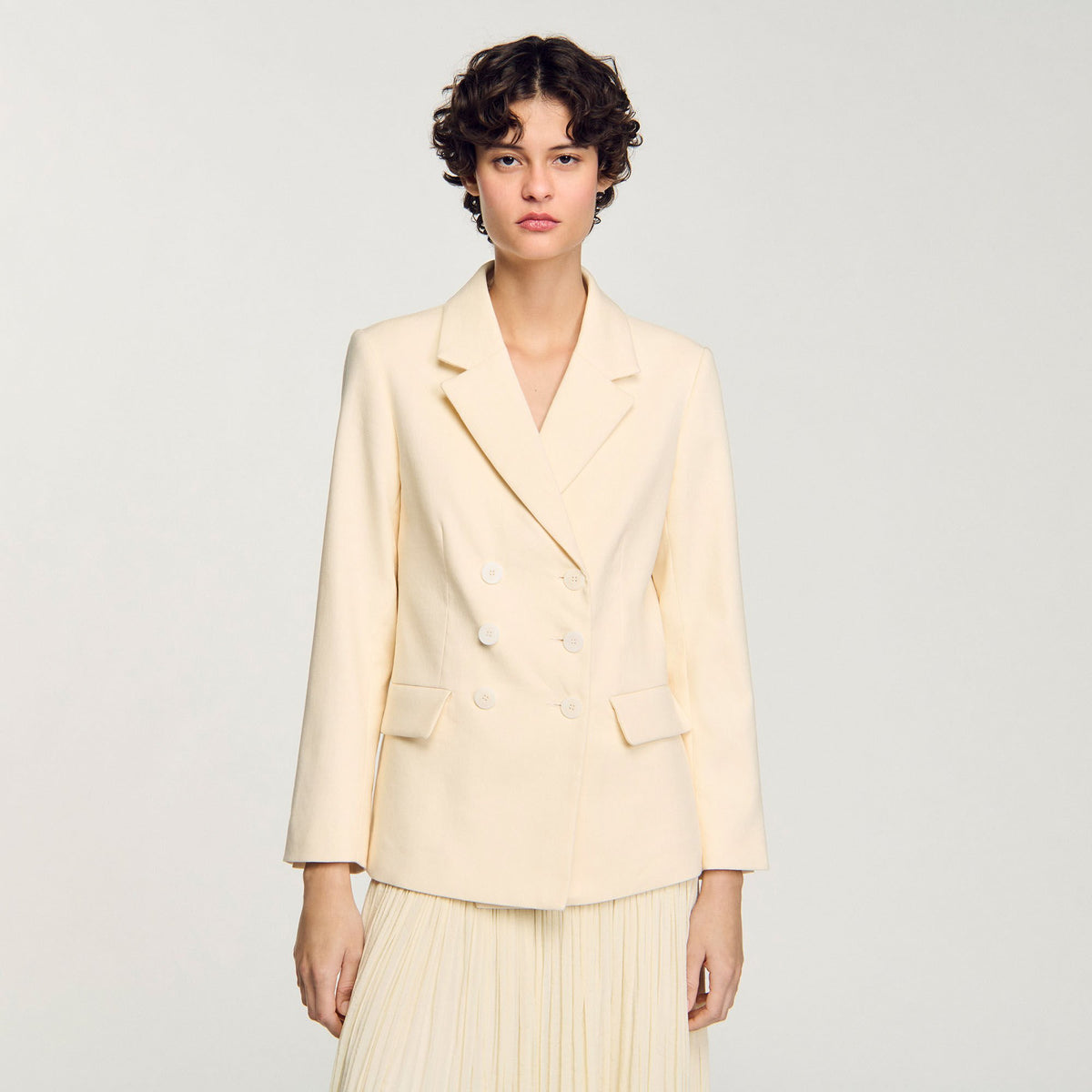 Double-breasted suit jacket | Sandro