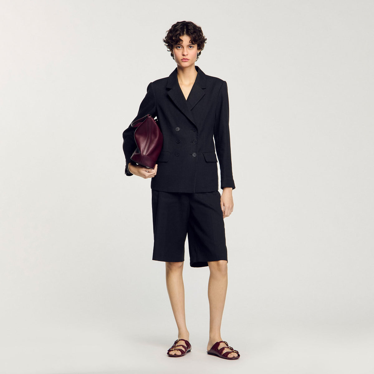 Double-breasted suit jacket | Sandro