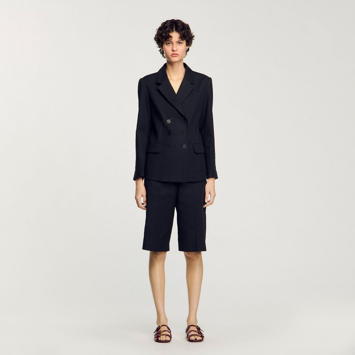 Double-breasted suit jacket | Sandro