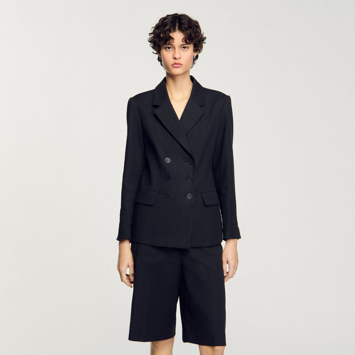 Double-breasted suit jacket | Sandro