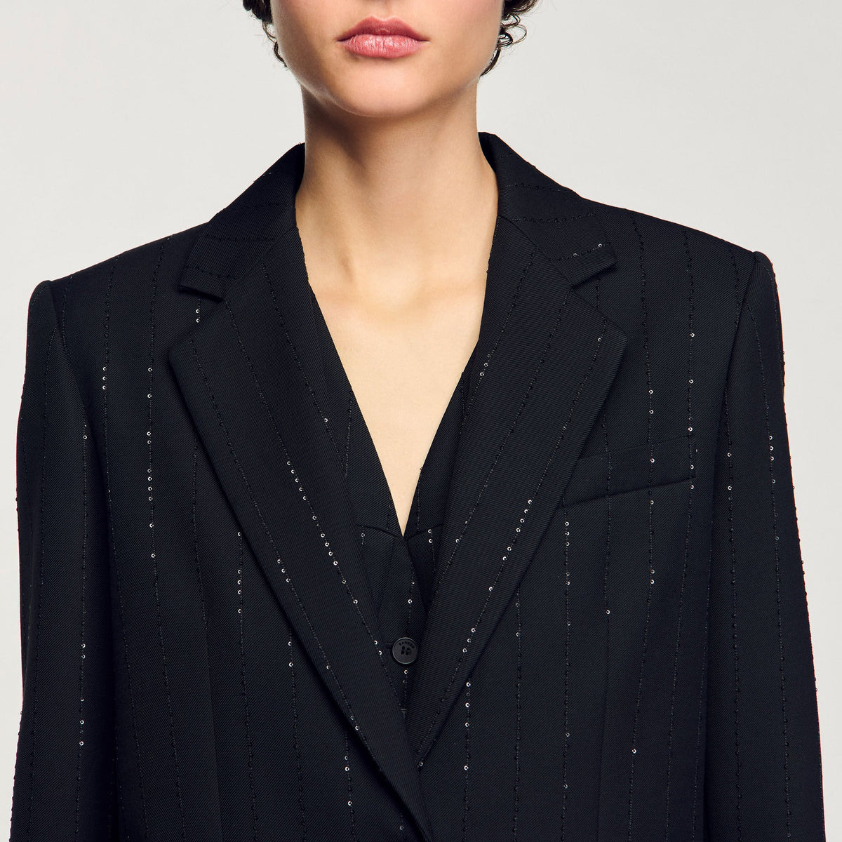 Sequinned suit jacket | Sandro