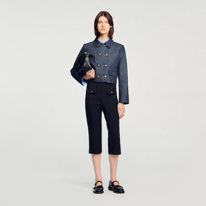 Denim tailored jacket | Sandro