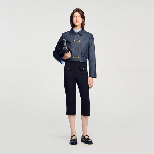 Denim tailored jacket | Sandro