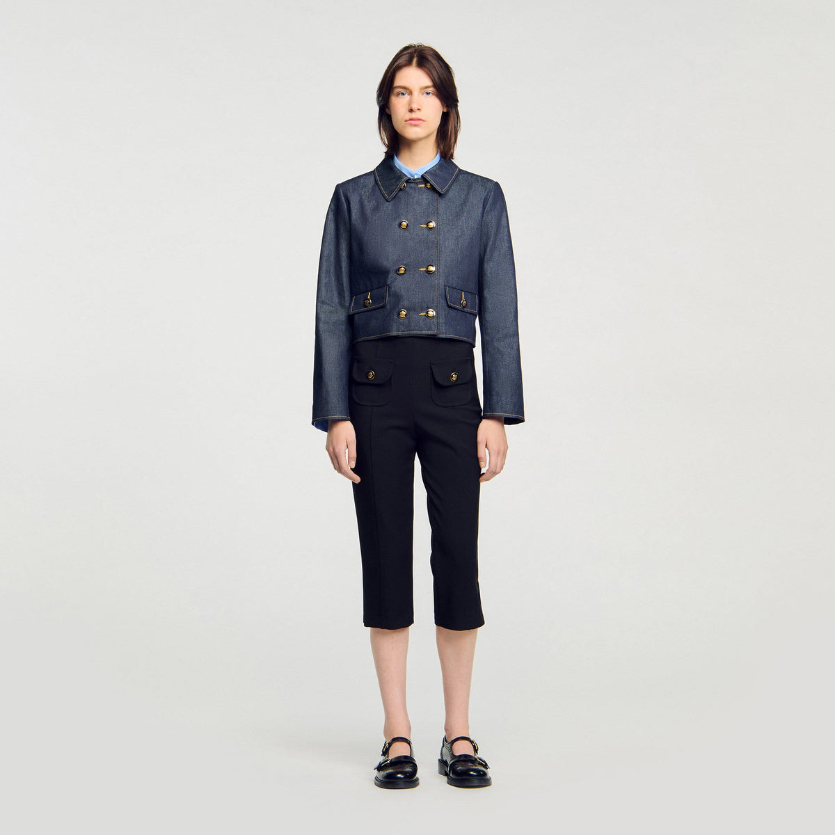 Denim tailored jacket | Sandro