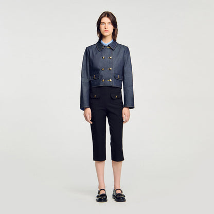 Denim tailored jacket | Sandro