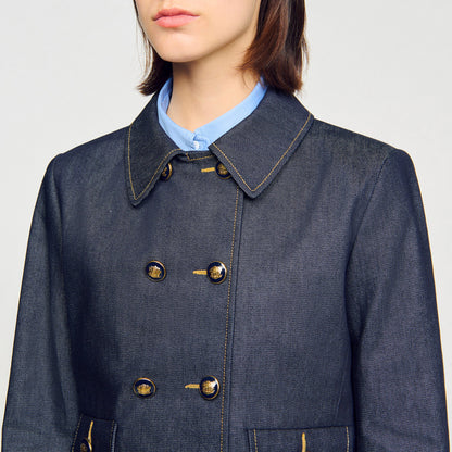 Denim tailored jacket | Sandro