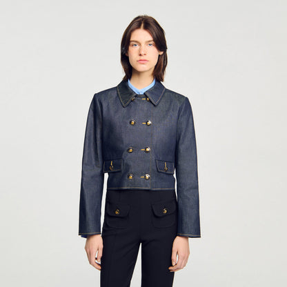 Denim tailored jacket | Sandro