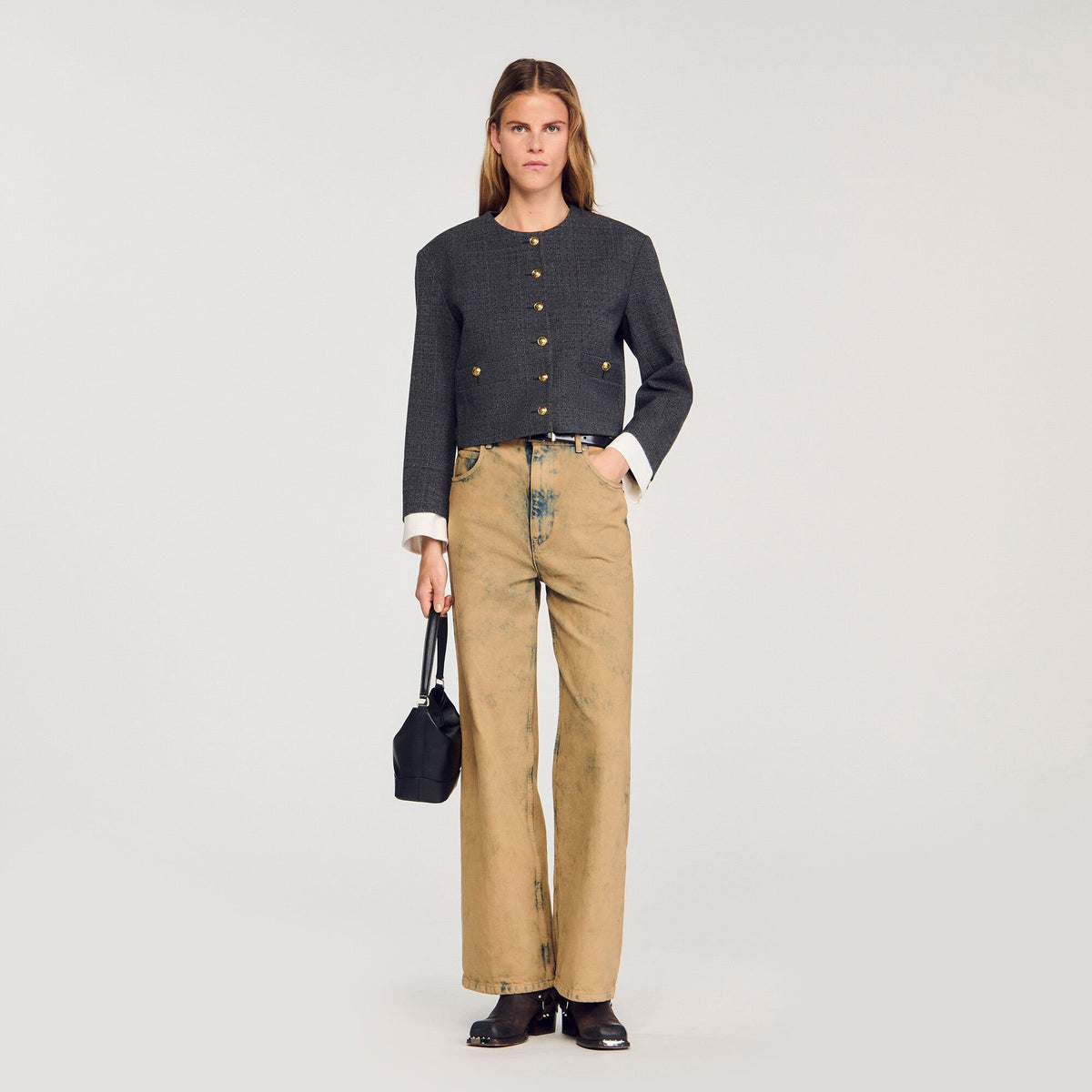 Rhinestone tailored jacket | Sandro