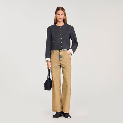 Rhinestone tailored jacket | Sandro