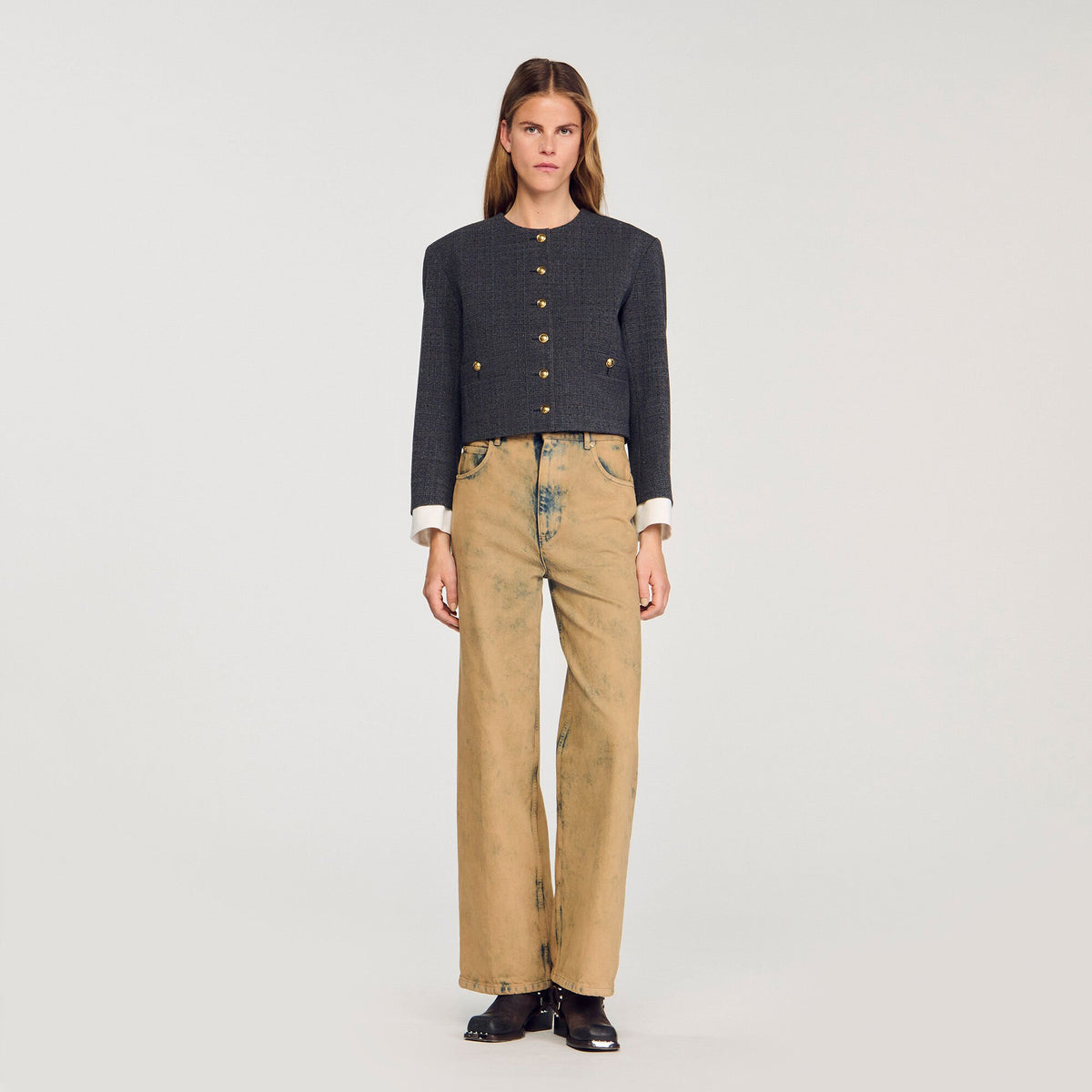 Rhinestone tailored jacket | Sandro