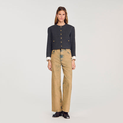 Rhinestone tailored jacket | Sandro