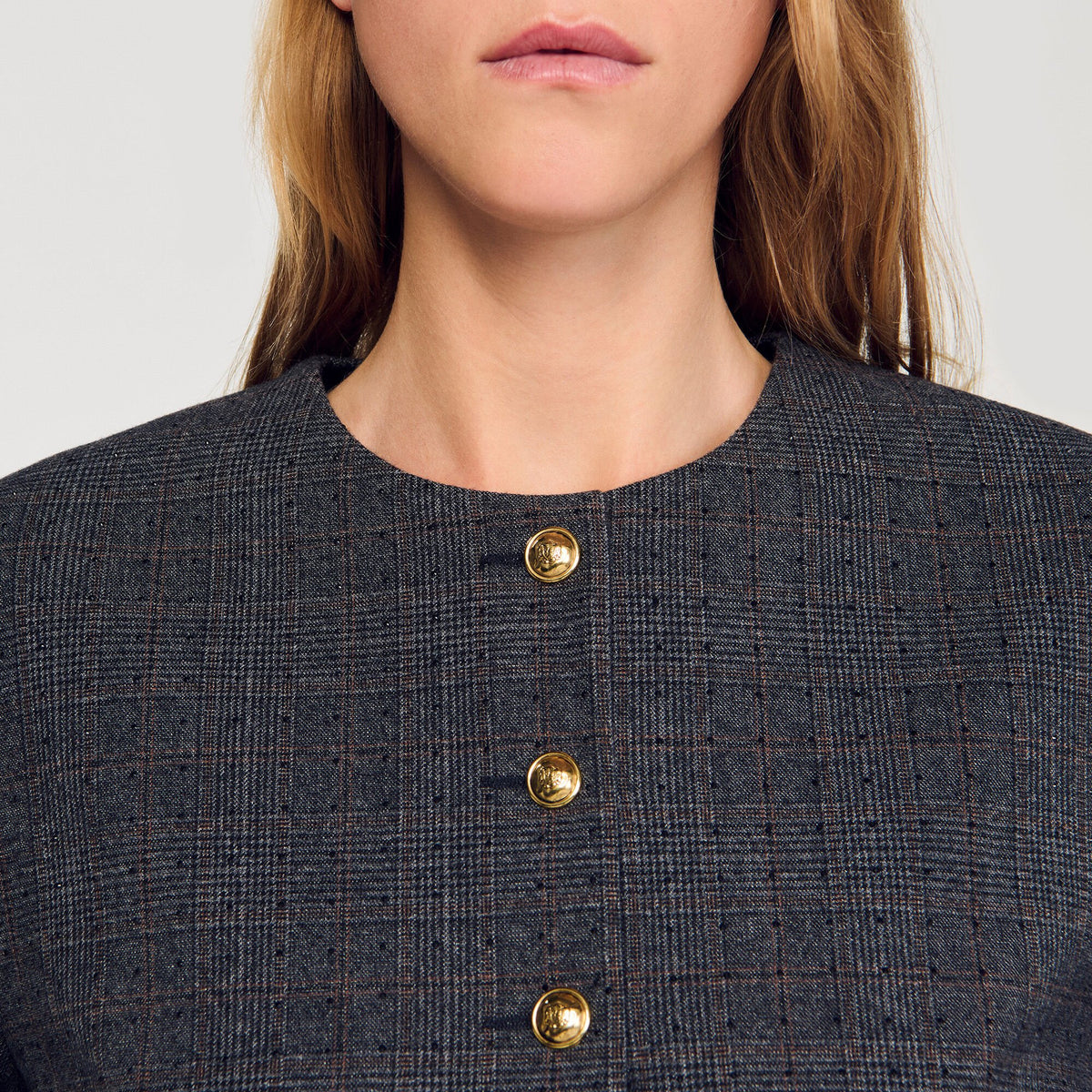 Rhinestone tailored jacket | Sandro