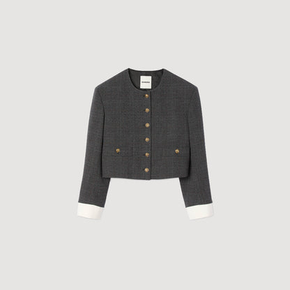 Rhinestone tailored jacket | Sandro