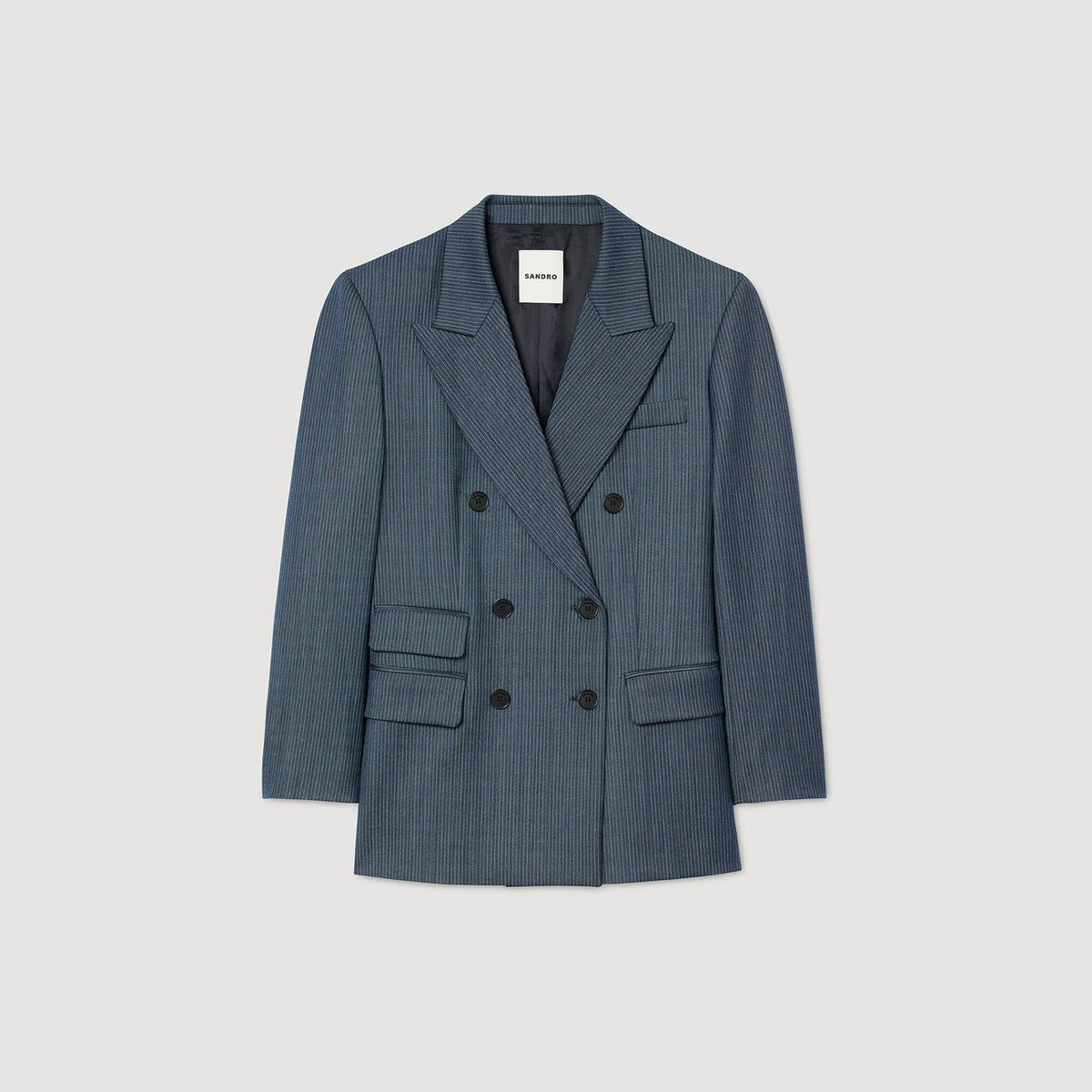 Striped tailored jacket | Sandro