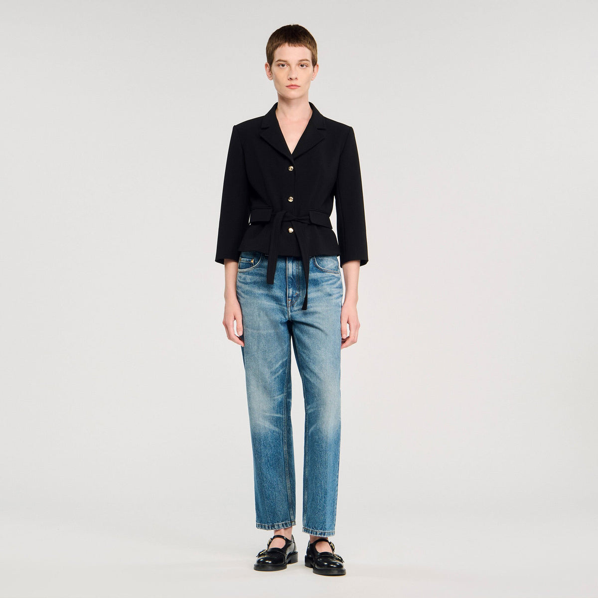 Short tailored jacket | Sandro