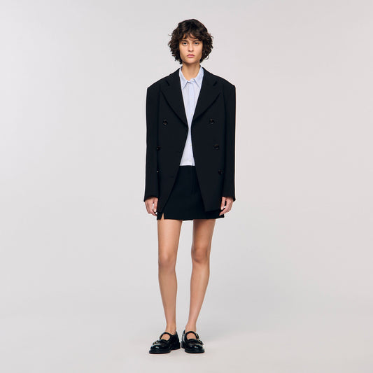 Crossed tailored jacket | Sandro