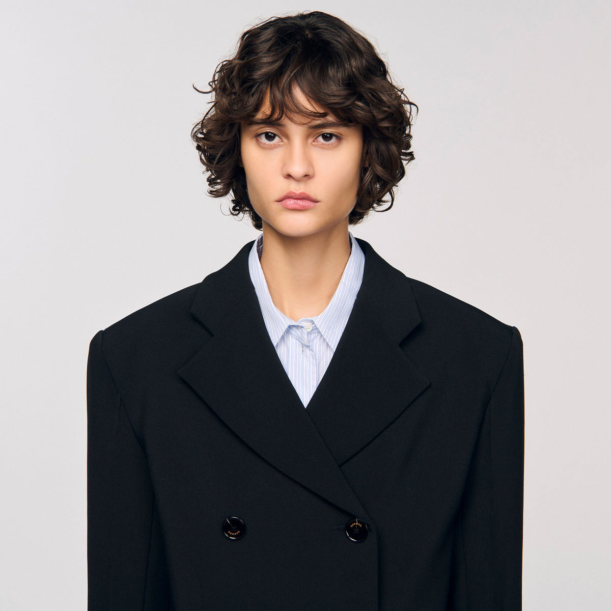 Crossed tailored jacket | Sandro