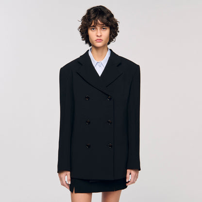 Crossed tailored jacket | Sandro
