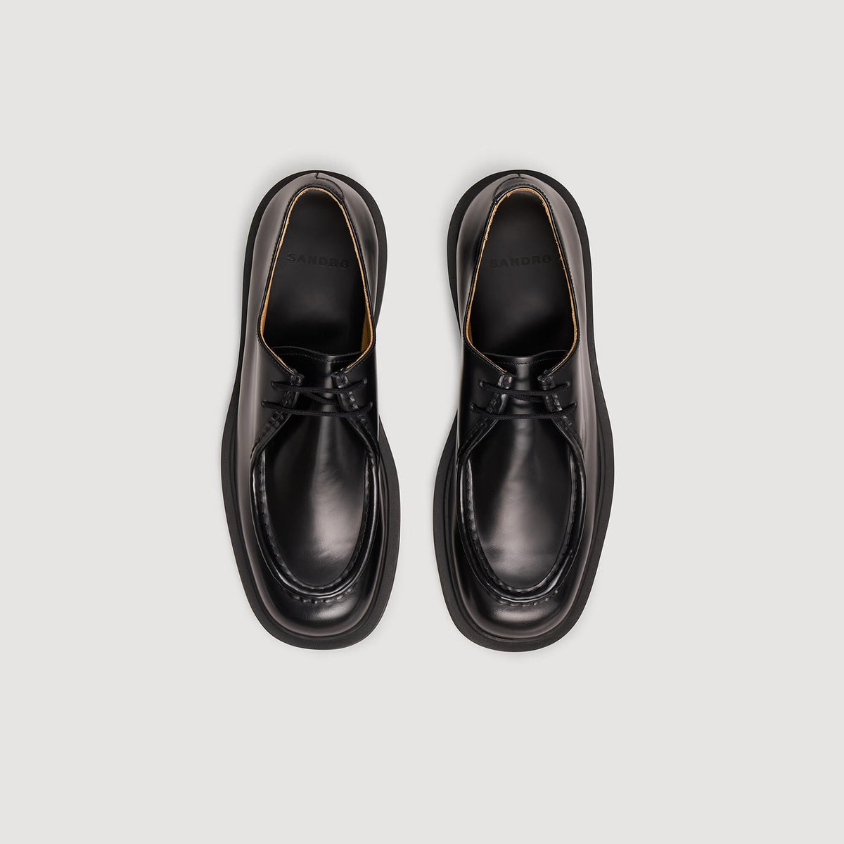 Patent leather dress shoes | Sandro