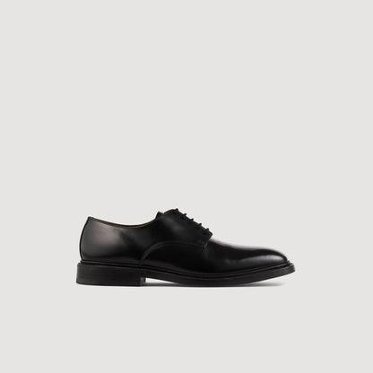 Glazed leather dress shoes | Sandro