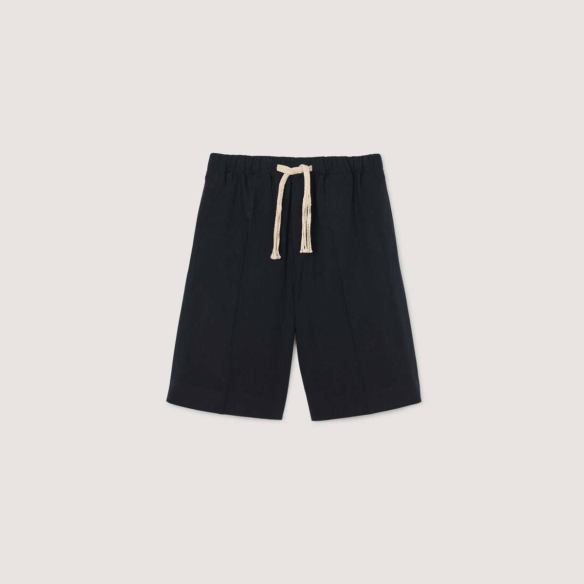 Elasticated waist cotton shorts | Sandro