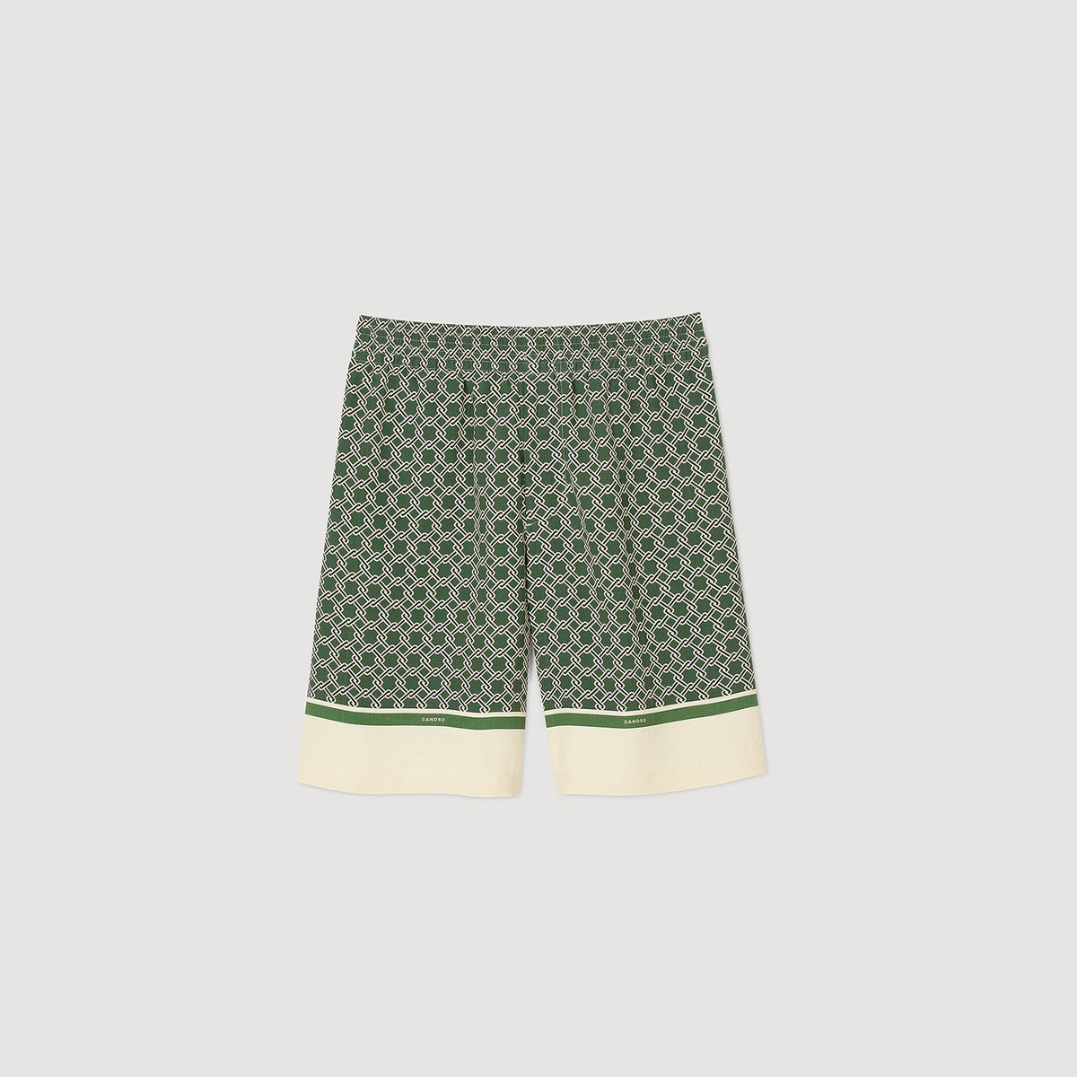 Patterned Flowy Bermuda shorts | Sandro