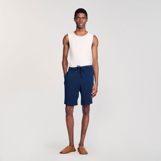 Pleated Bermuda shorts | Sandro