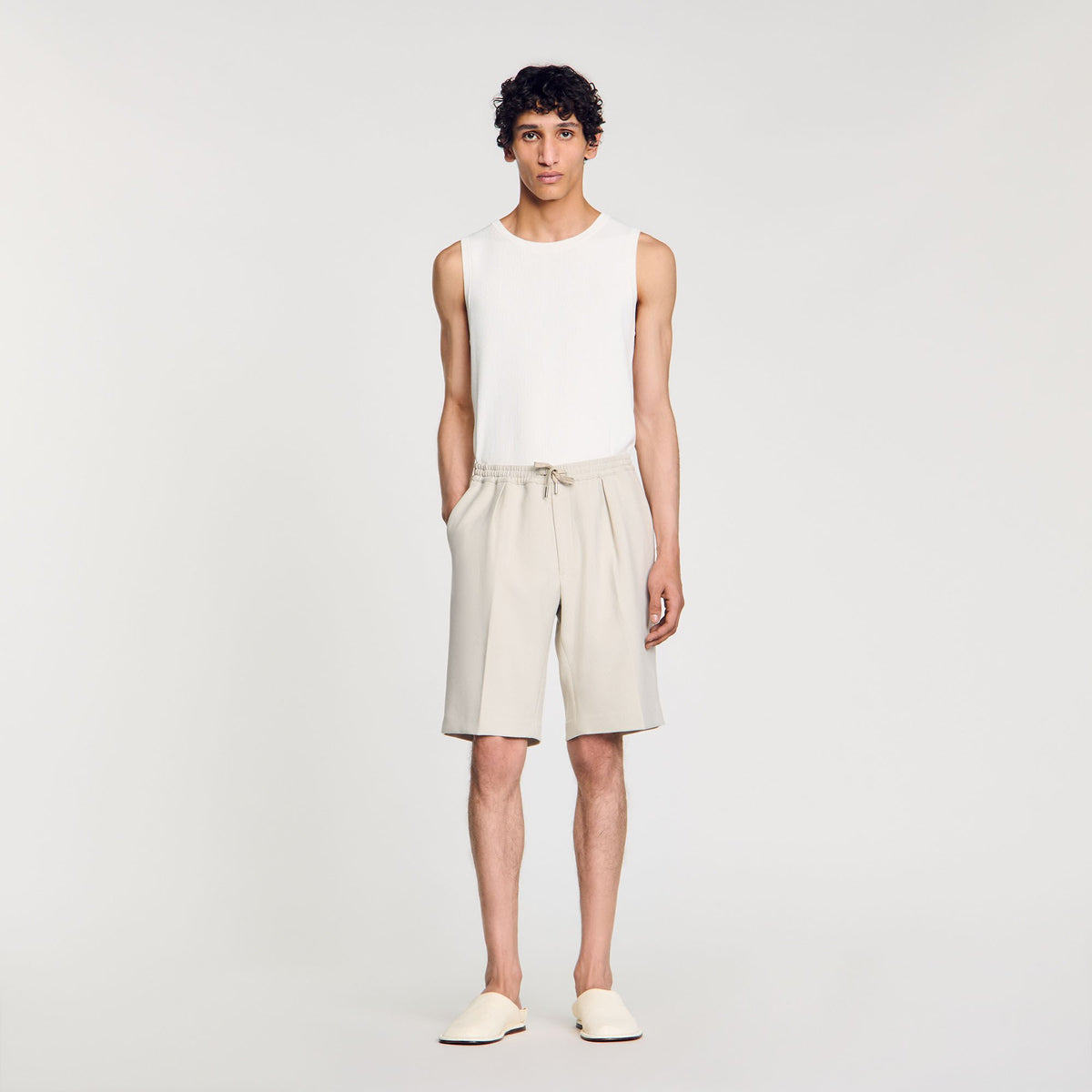 Jersey Bermuda shorts | Sandro