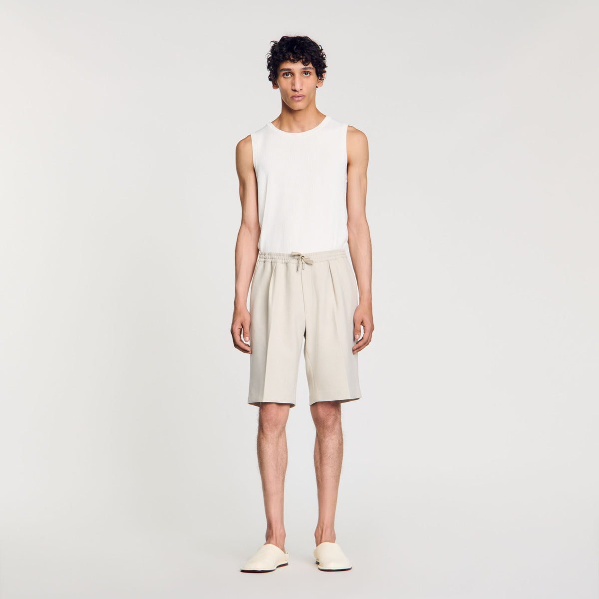 Jersey Bermuda shorts | Sandro