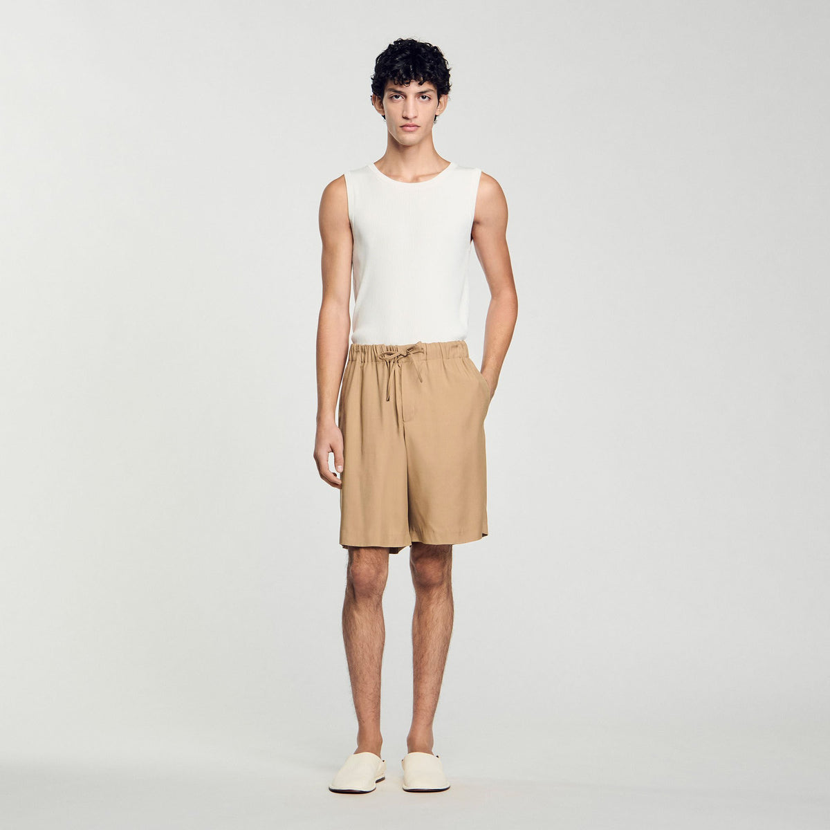 Flowy Bermuda shorts | Sandro