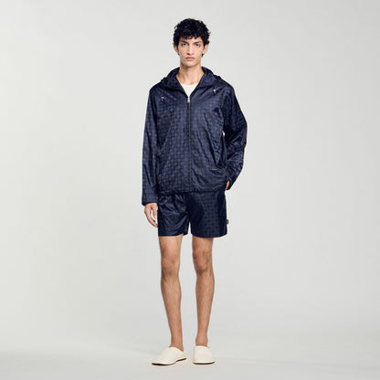 Square Cross nylon jacket | Sandro
