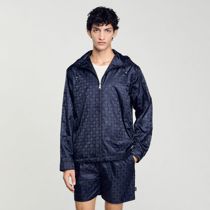 Square Cross nylon jacket | Sandro