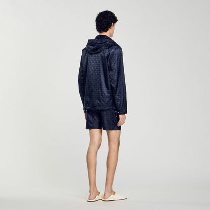Square Cross nylon jacket | Sandro