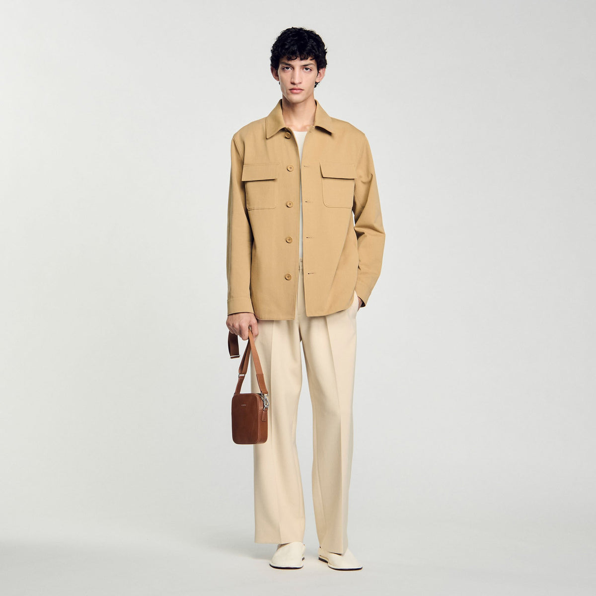 Oversized shirt with pockets | Sandro