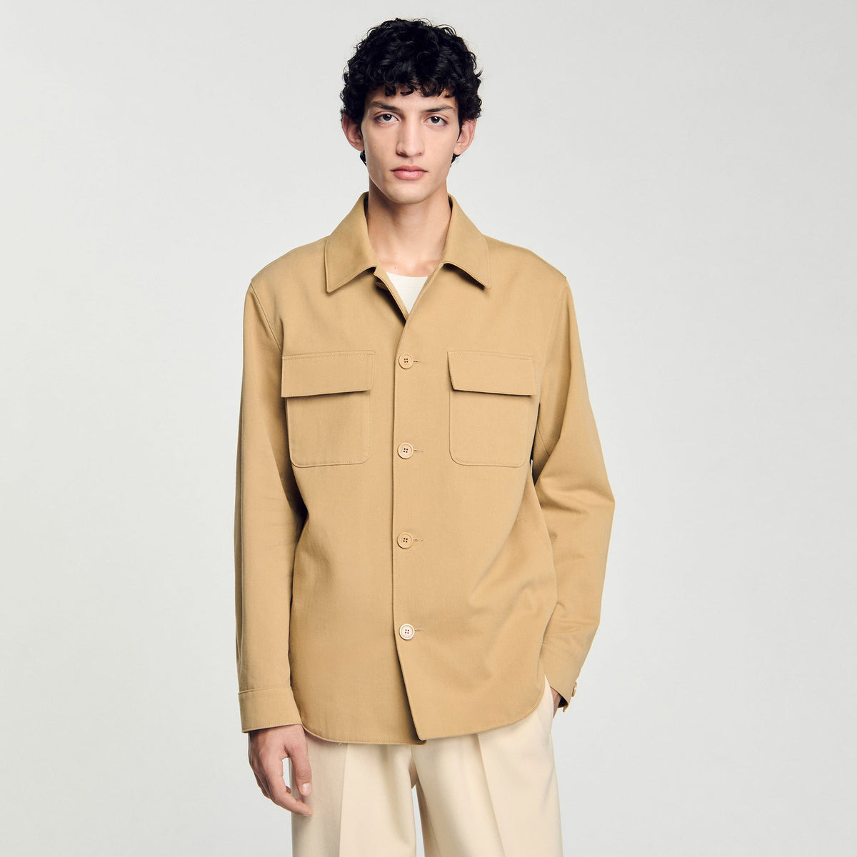 Oversized shirt with pockets | Sandro