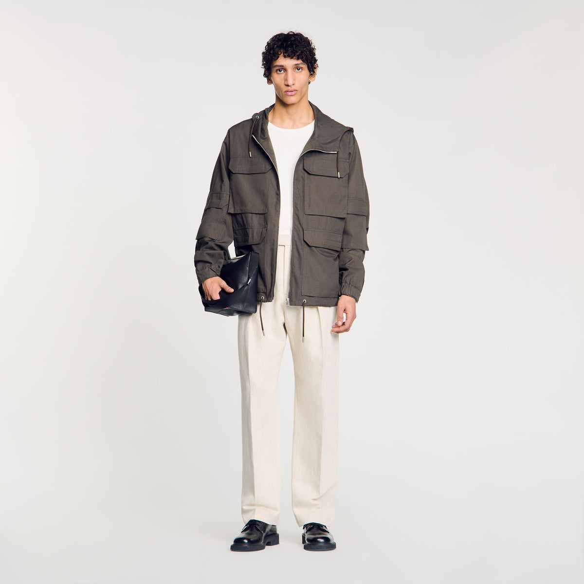 Hooded military parka | Sandro