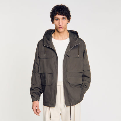 Hooded military parka | Sandro