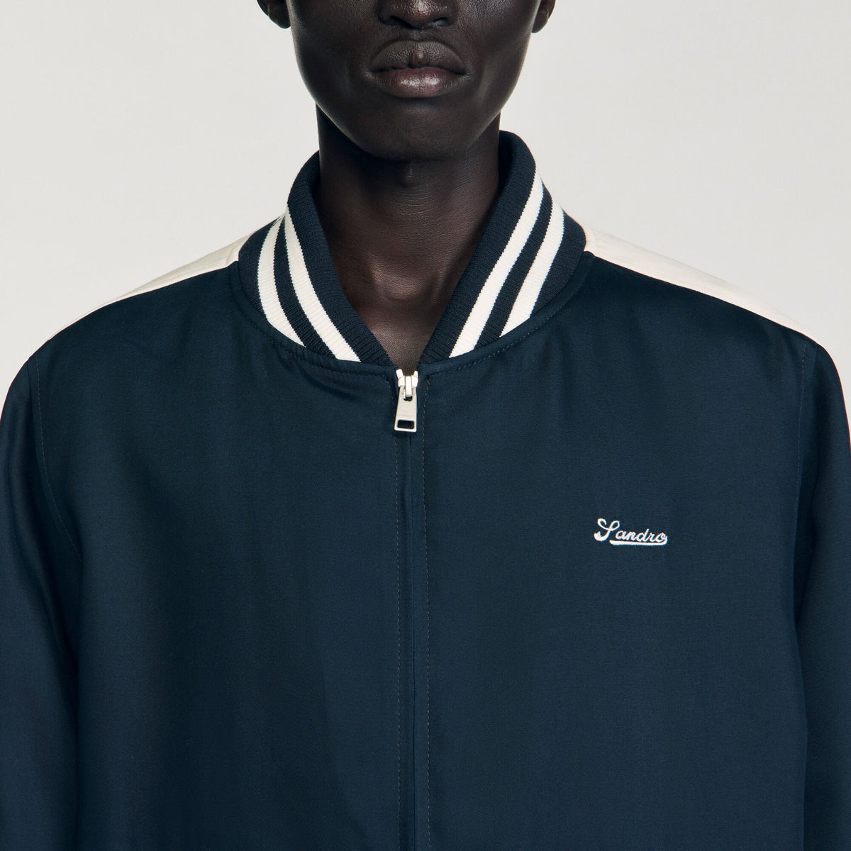 Zip-up varsity jacket | Sandro