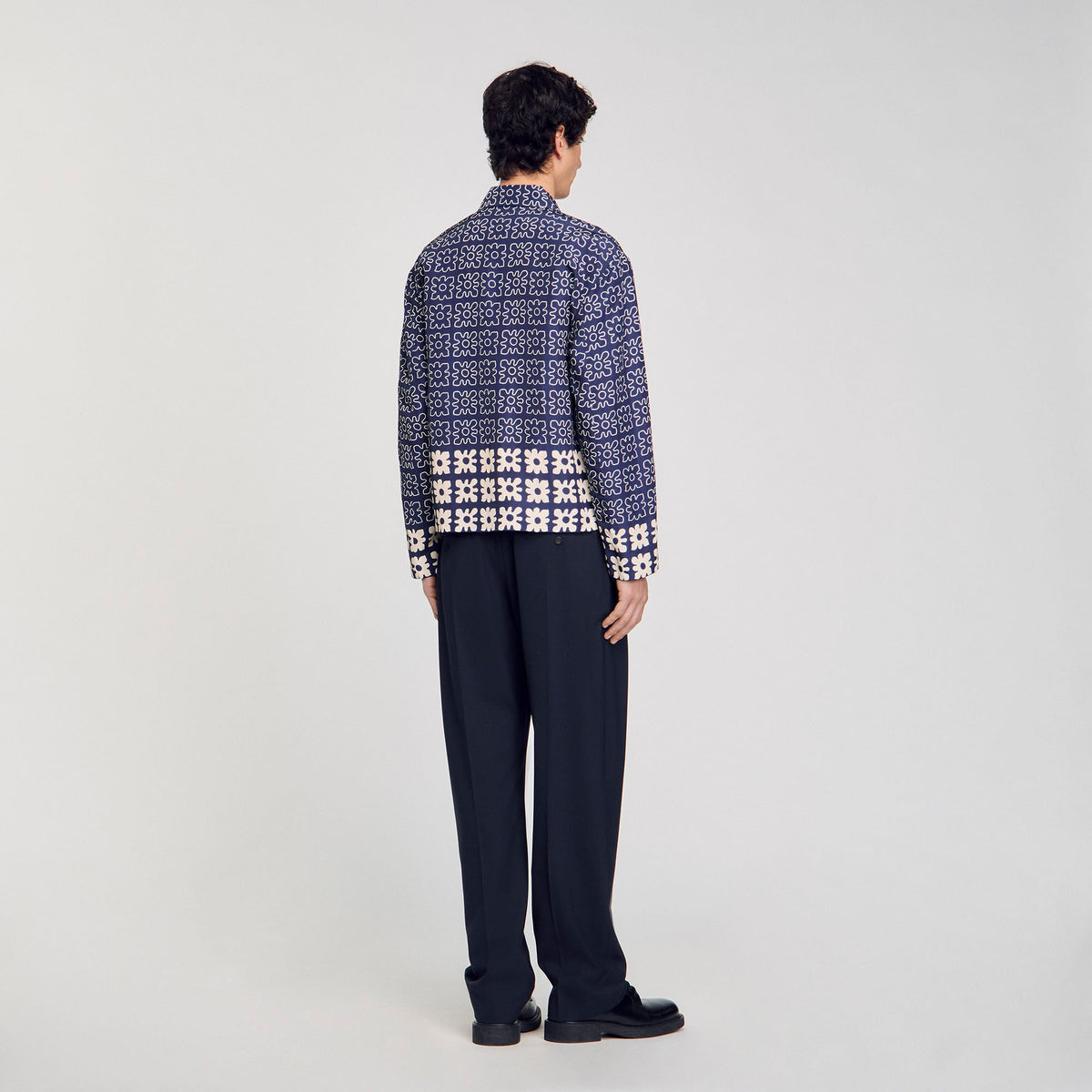 Jacket with floral motif | Sandro