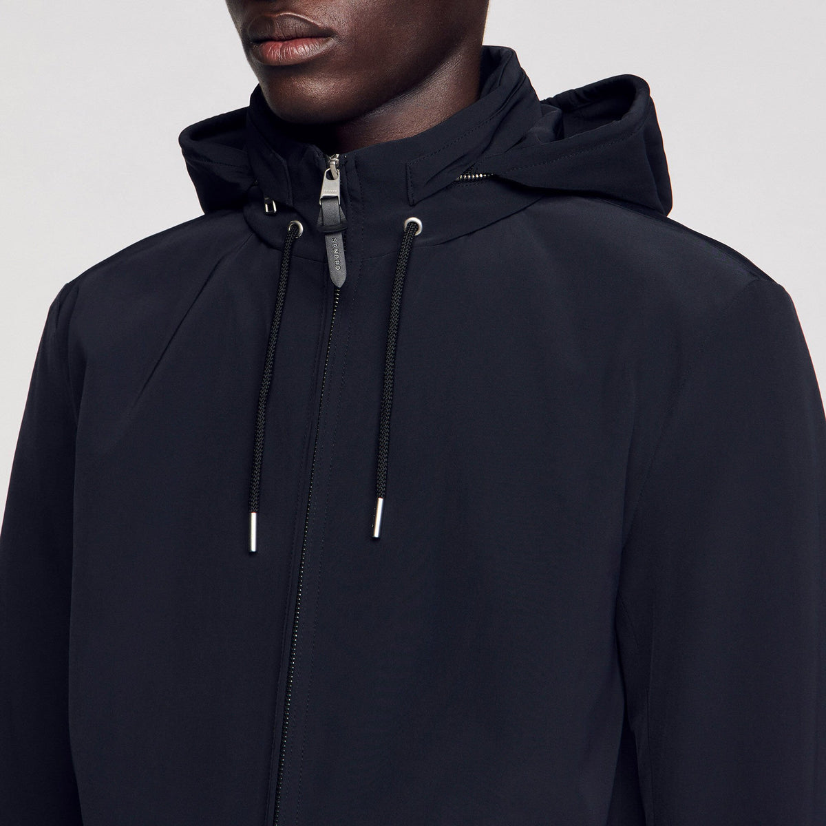 Zip-up hooded jacket | Sandro