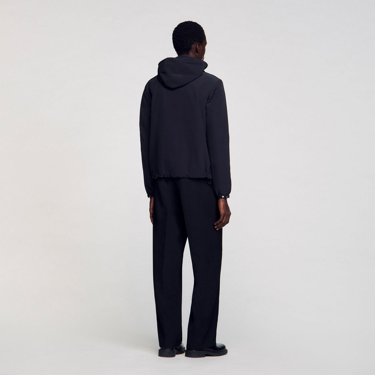 Zip-up hooded jacket | Sandro