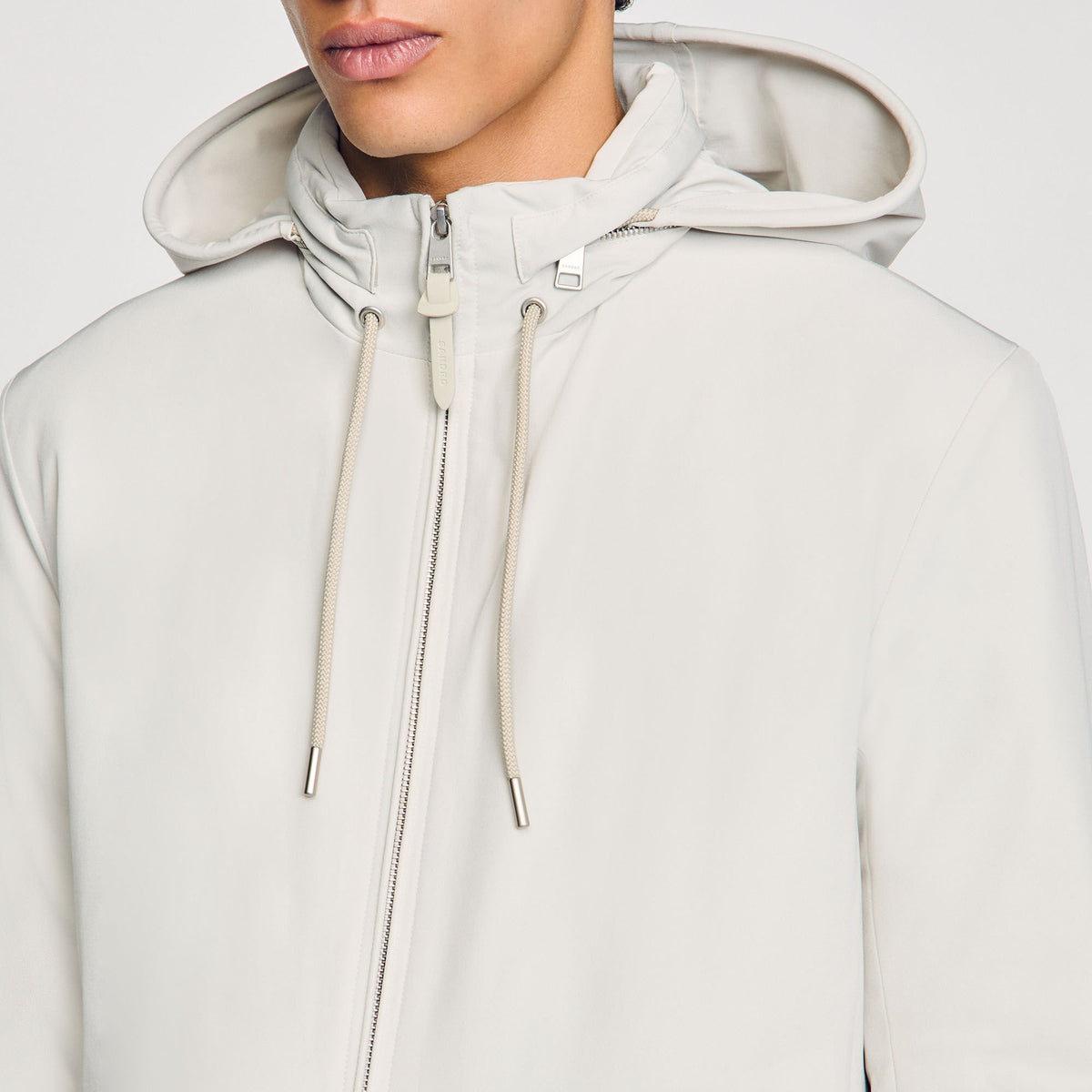 Zip-up hooded jacket | Sandro