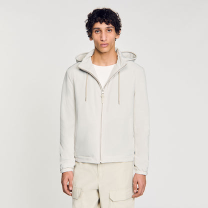Zip-up hooded jacket | Sandro