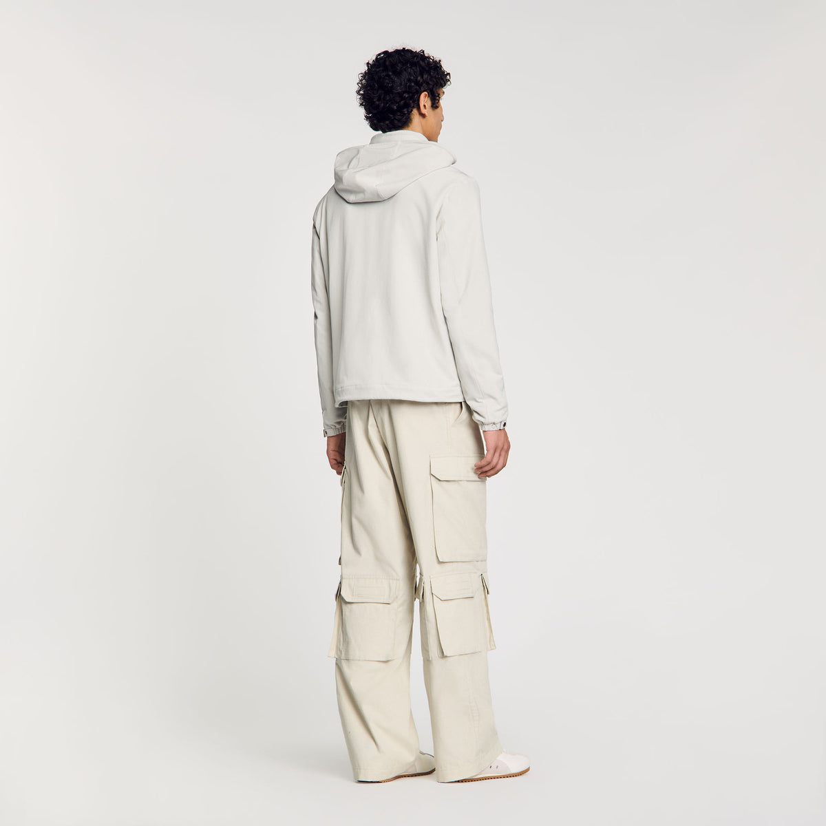 Zip-up hooded jacket | Sandro