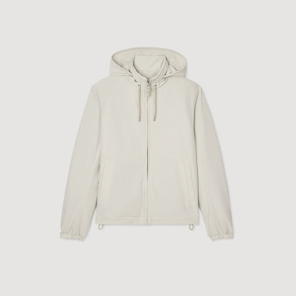 Zip-up hooded jacket | Sandro