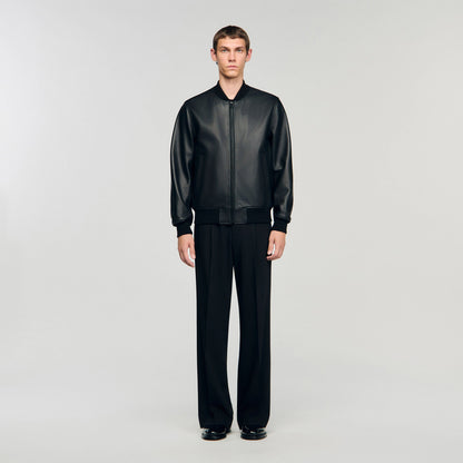 Leather jacket | Sandro