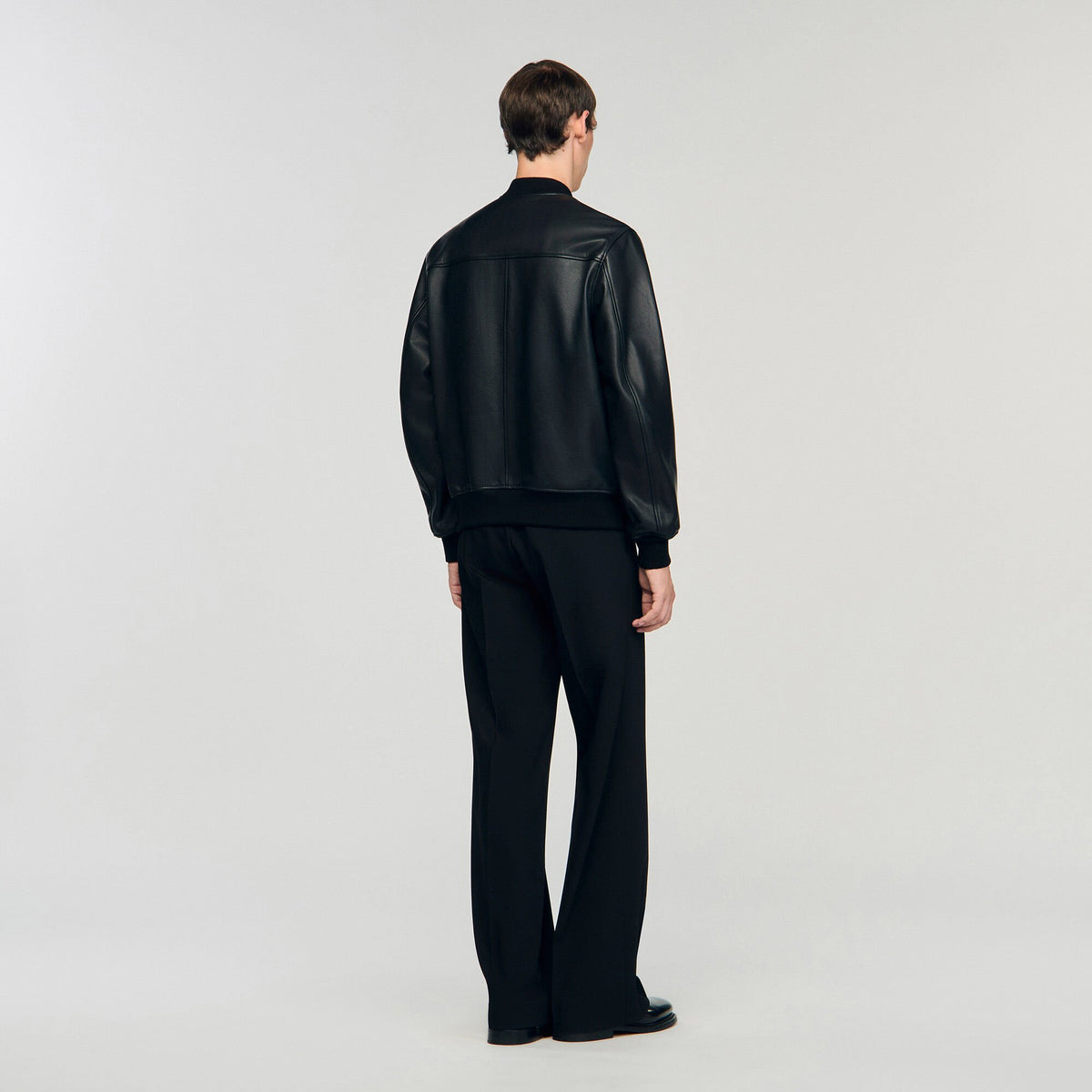 Leather jacket | Sandro