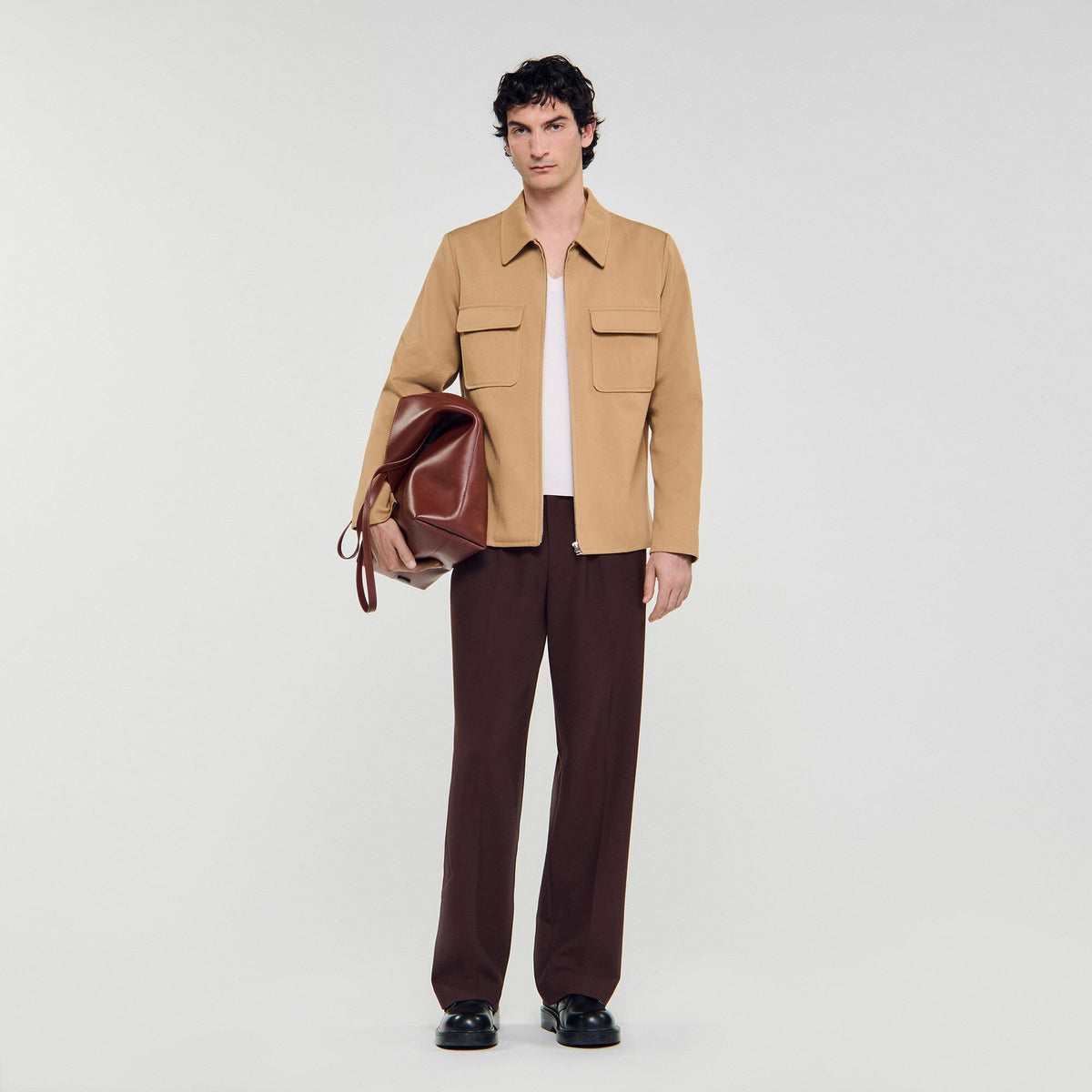 Zip-up pocket jacket | Sandro